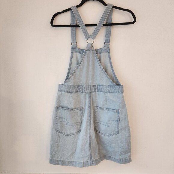 American Eagle Jean Denim Jumper Overalls Summer Dress Women's S - Picture 3 of 10
